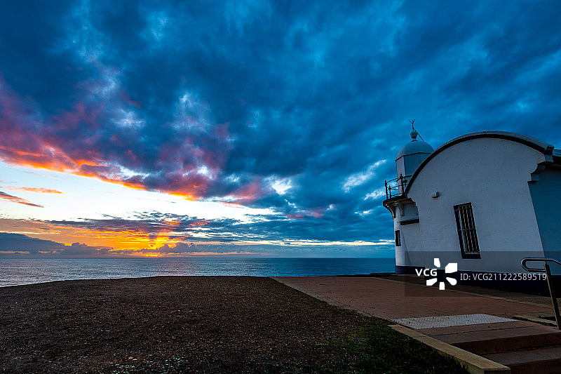 灯塔海滩的灯塔图片素材