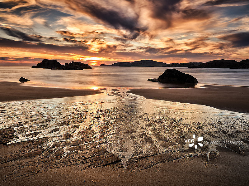 克鲁伊特岛日落图片素材