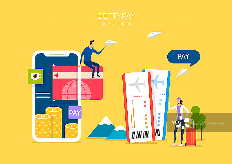 手机支付购物生活方式信用卡网上银行图片素材