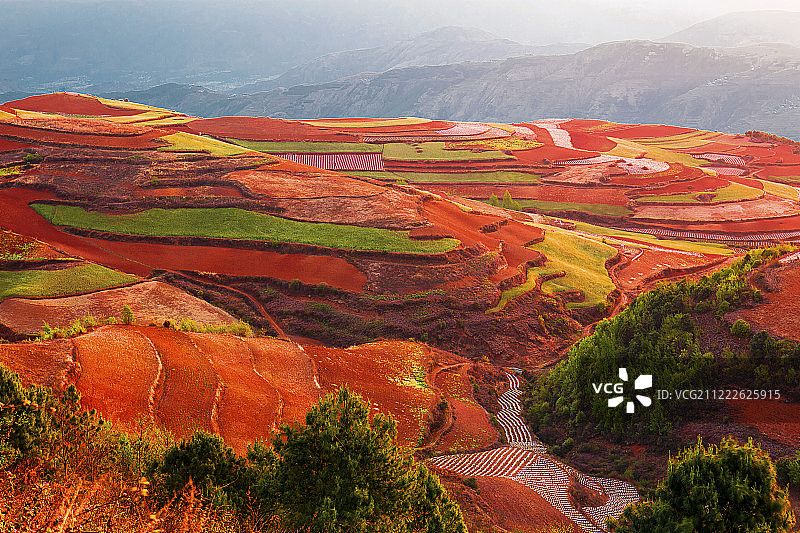 云南东川红土地图片素材