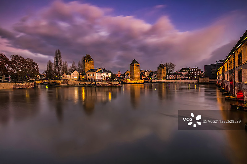 斯特拉斯堡的廊桥图片素材