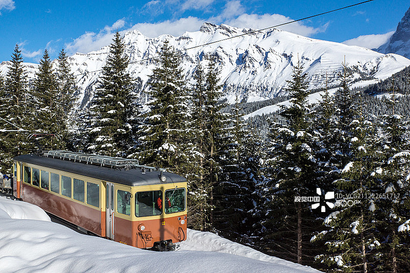 瑞士劳特布伦嫩图片素材