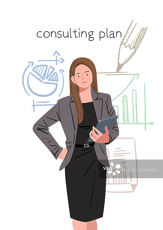 顾问、建议、商业女性、保险规划师、金融图片素材