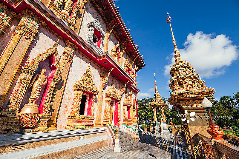 普吉岛查龙寺图片素材