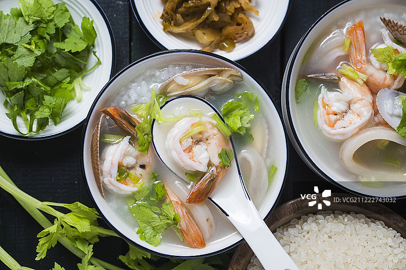 海鲜粥图片素材