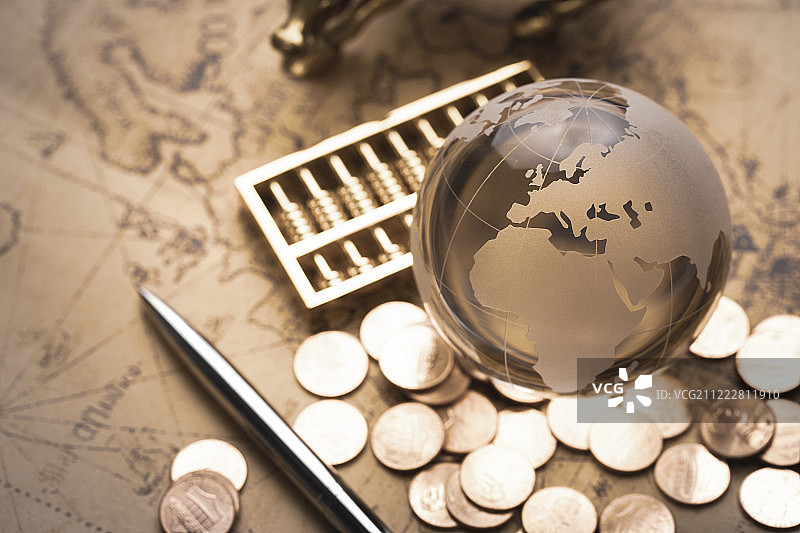全球股市金融经济概念图片素材