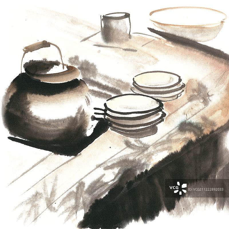 炉边茶图片素材