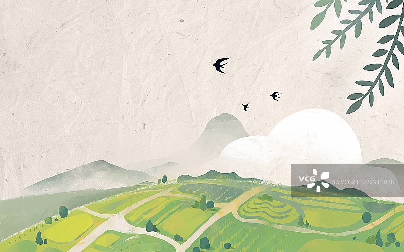 春景 无人横版图片素材