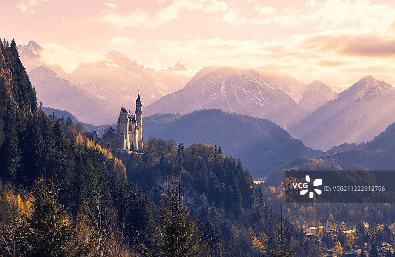 德国新天鹅堡图片素材