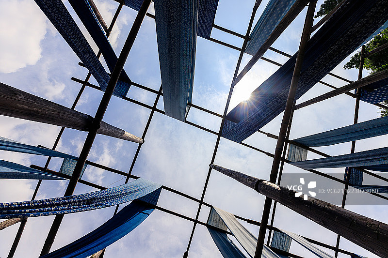 扎染的天空图片素材