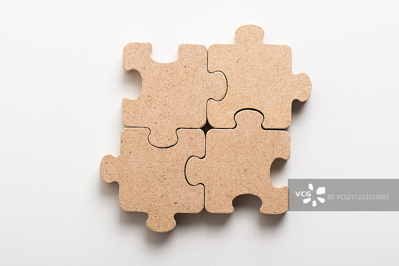 木质拼图图片素材