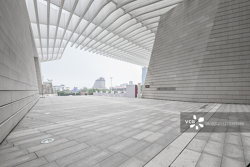 青岛大剧院建筑空间图片素材