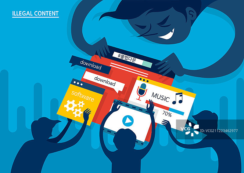 犯罪、下载、互联网、共享、隐藏摄像头、计算机犯罪、个人信息图片素材