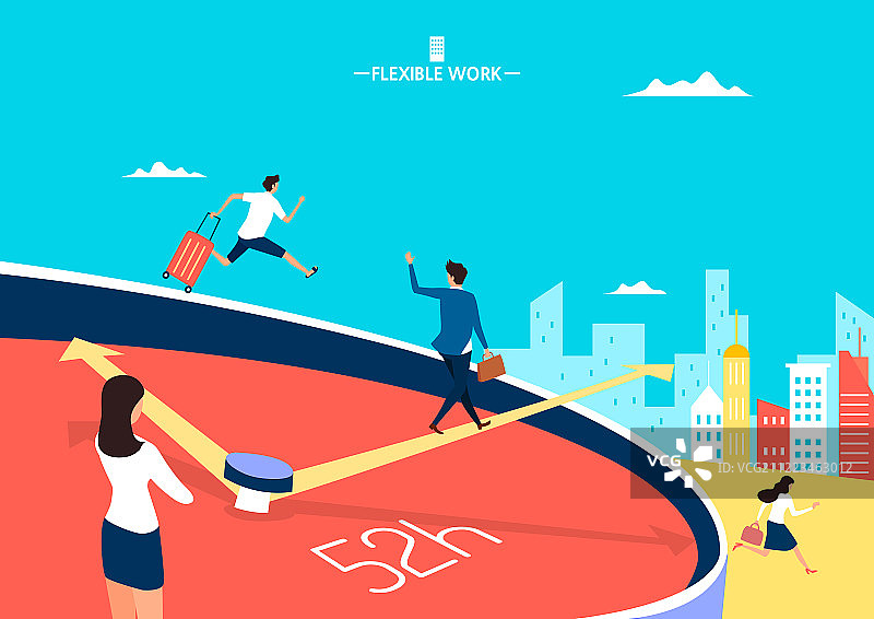 劳动节商务合同日程安排插画图片素材