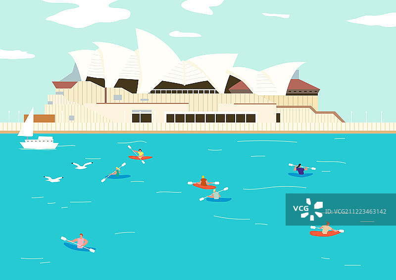 旅行：澳大利亚悉尼歌剧院图片素材