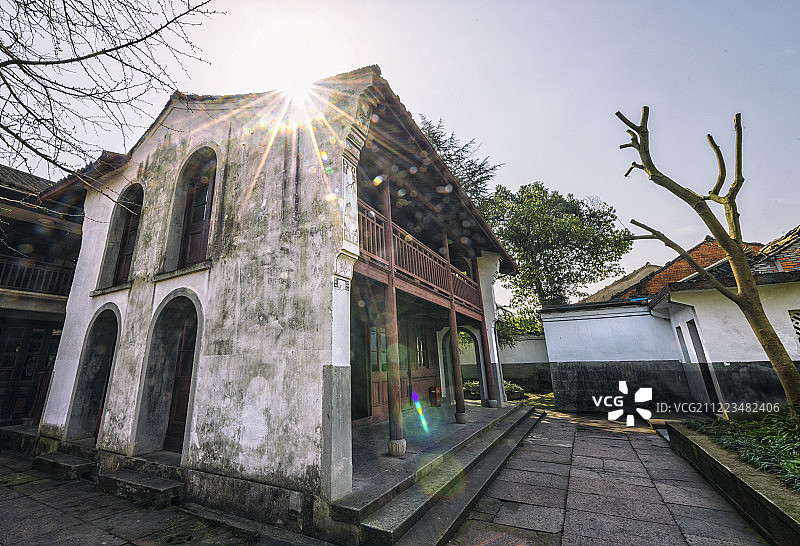 中国，浙江省，宁波市，奉化市溪口，蒋氏故居图片素材