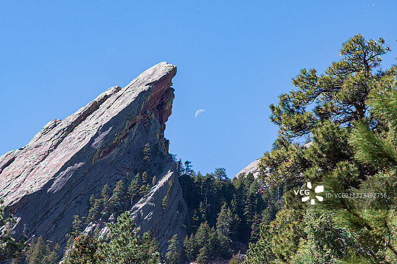 博尔德熨斗山徒步图片素材