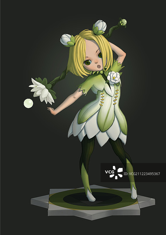 Q版牧师图片素材