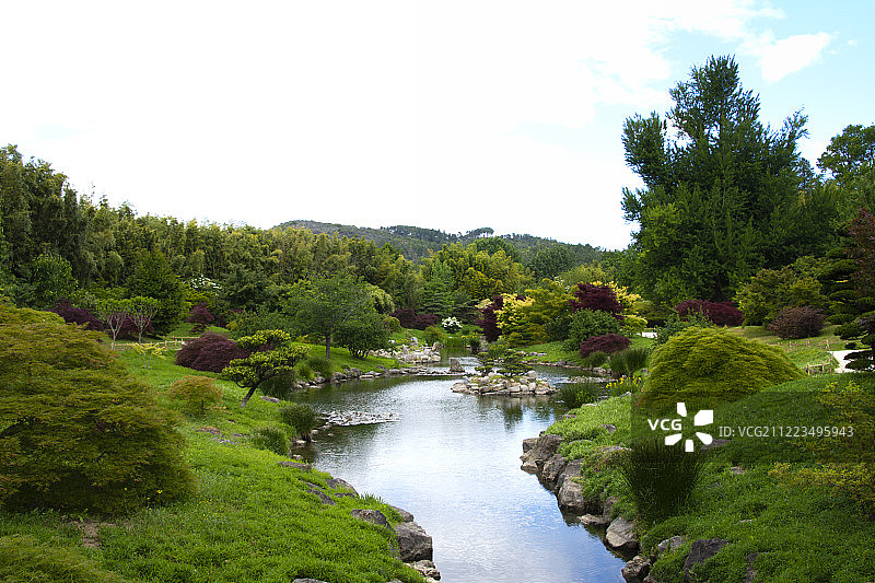 热内拉尔克日本花园图片素材