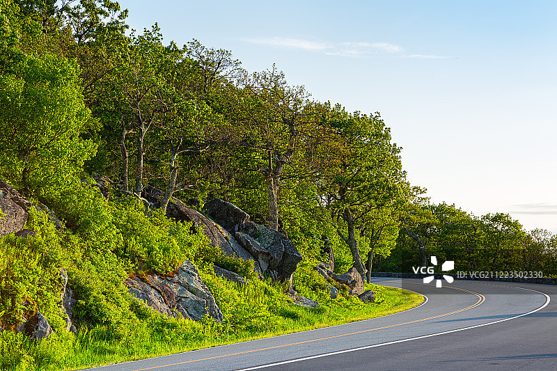 天际线公路沿途美景图片素材