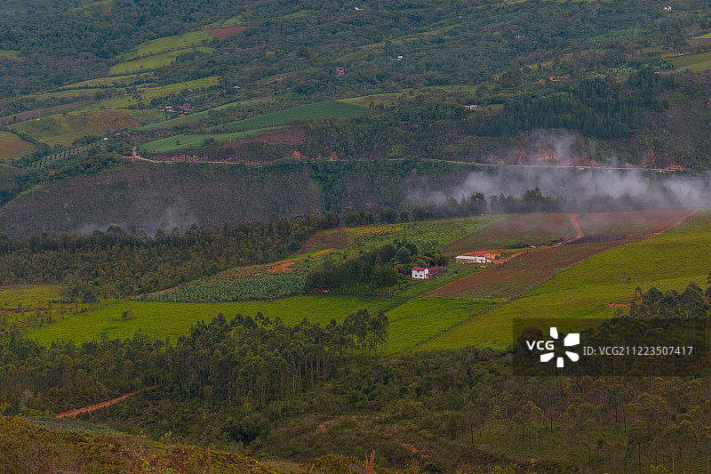 哥伦比亚山脉风光图片素材