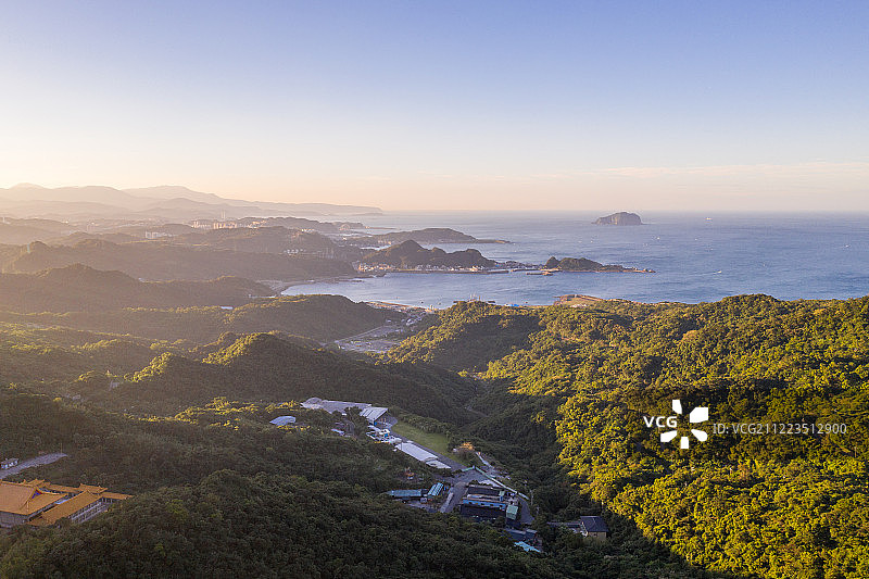 台湾九份海岸图片素材