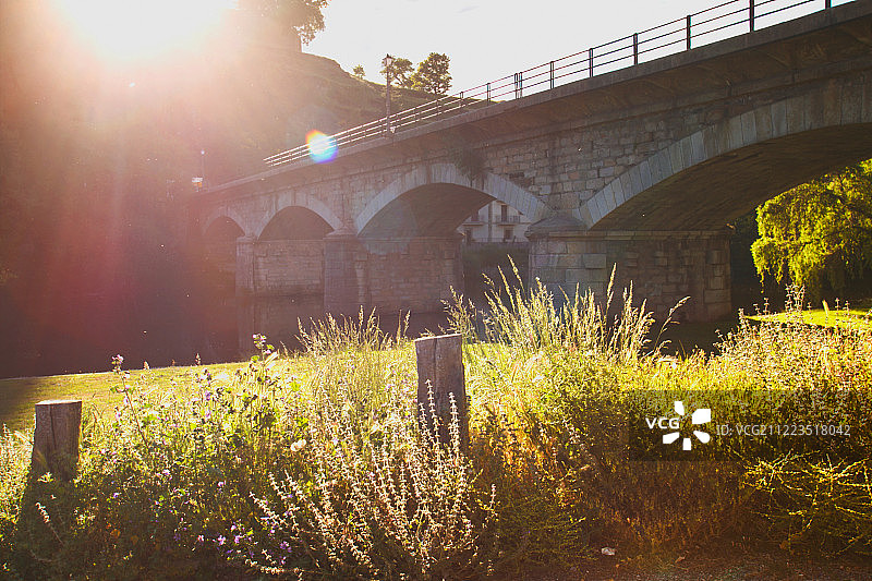 萨纳布里亚的特拉桥图片素材