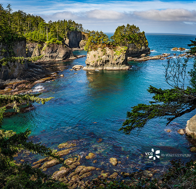 弗拉特里角，华盛顿州图片素材