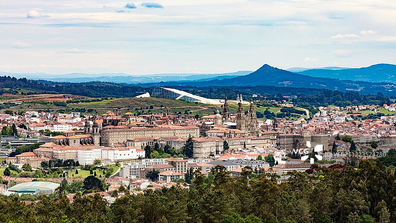 圣地亚哥-德孔波斯特拉图片素材