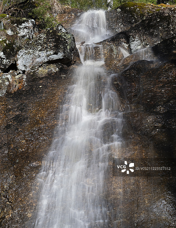 布鲁斯洛扬瀑布图片素材