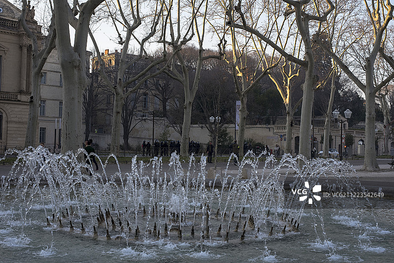 蒙彼利埃黄背心图片素材