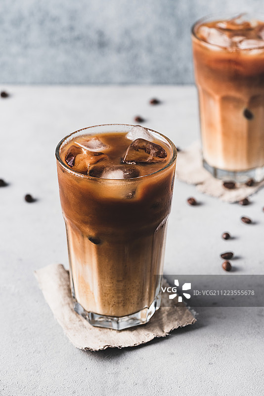 冰咖啡景观图片素材