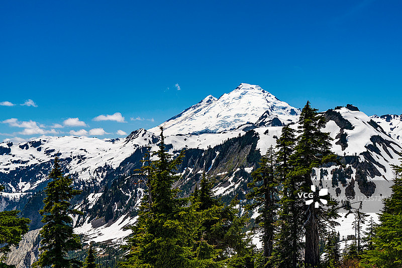 贝克山六月图片素材