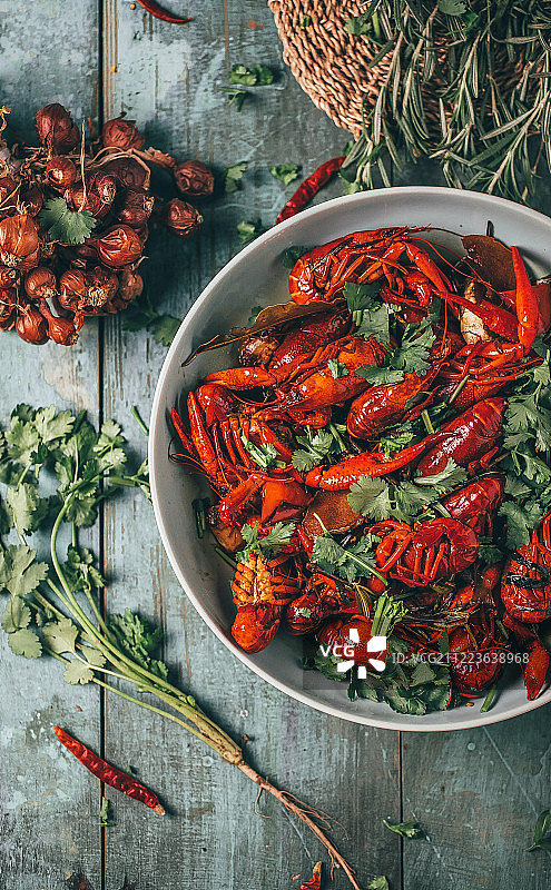 麻辣小龙虾图片素材