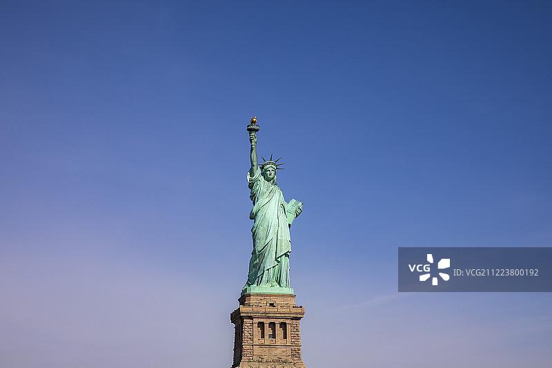 美国纽约自由女神雕像图片素材