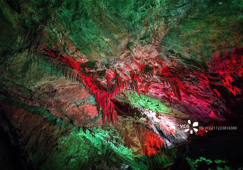 中国，辽宁省，本溪市，本溪水洞图片素材