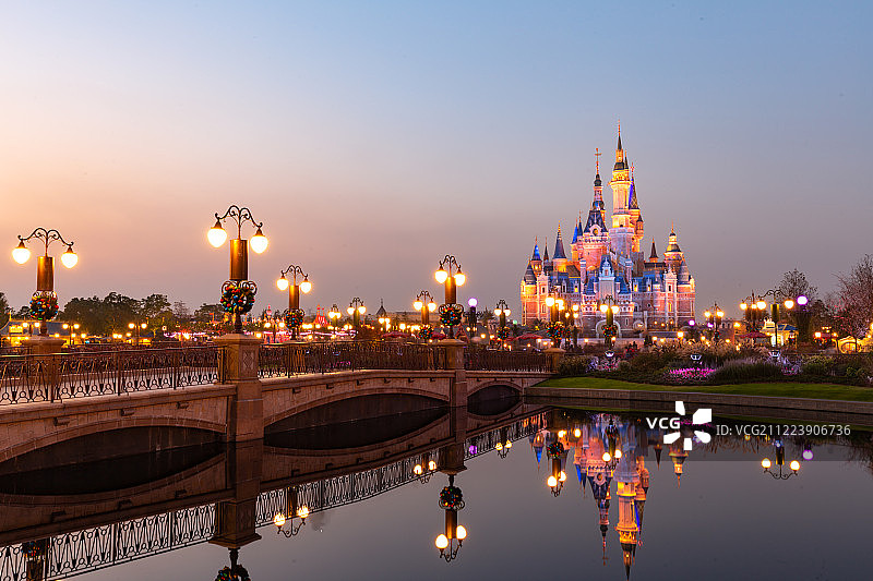 迪士尼城市风光图片素材