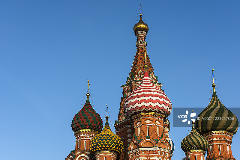莫斯科瓦西里升天教堂图片素材