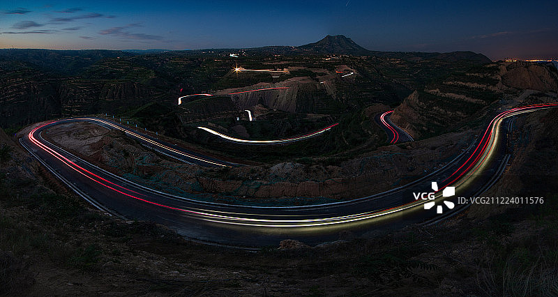 唐昭陵九繌山光轨图片素材