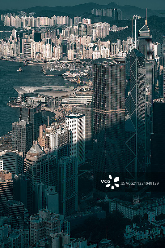 香港金融中心城市风光图片素材