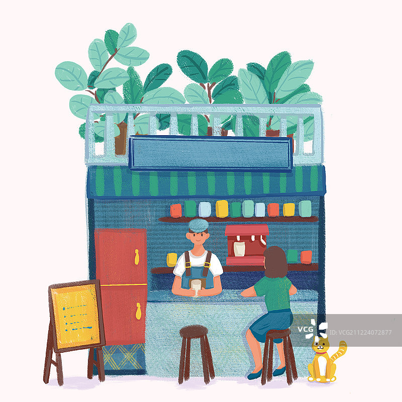 咖啡店图片素材