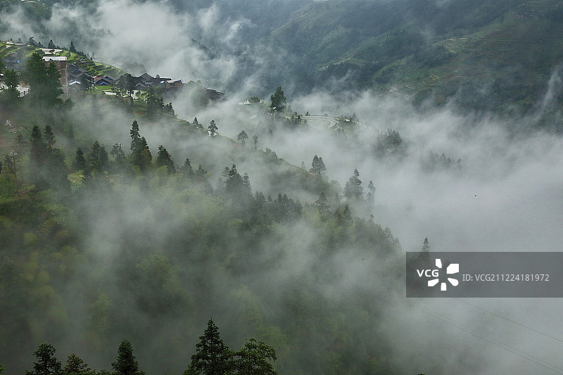 贵州黔东南从江加榜梯田图片素材
