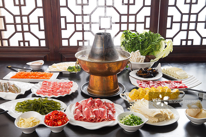 涮羊肉图片素材