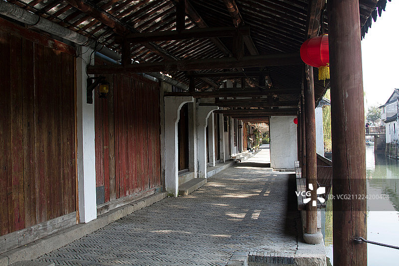 江苏省昆山市锦溪古镇图片素材