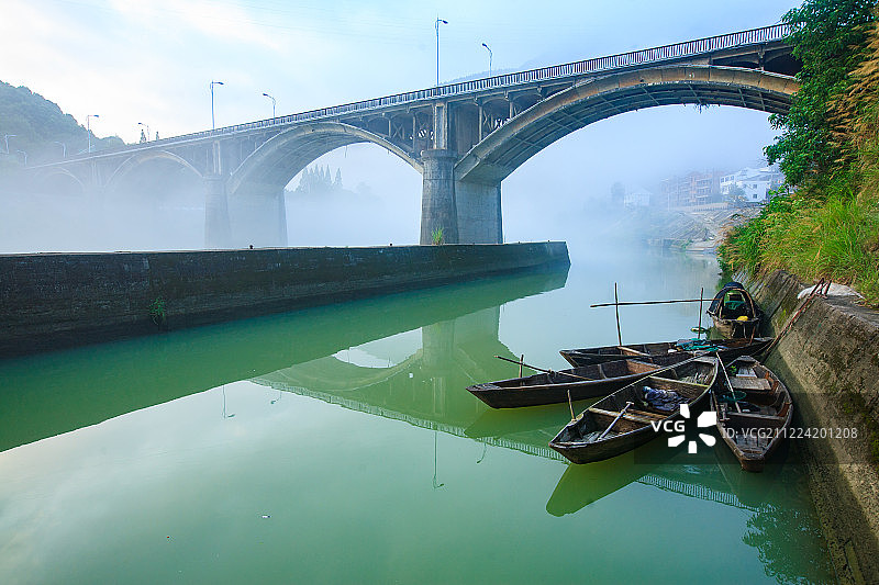 浙江省丽水云和县仙宫湖图片素材