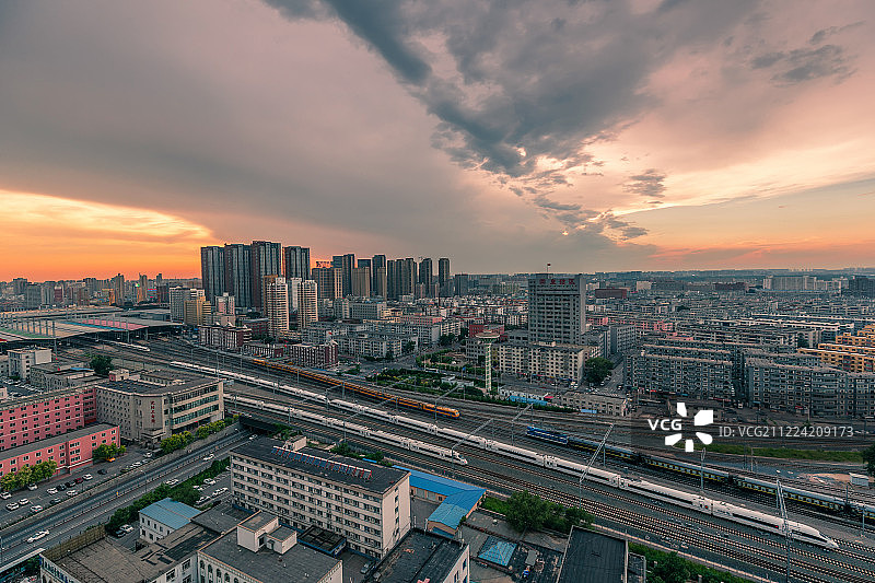 沈阳北站铁路枢纽图片素材