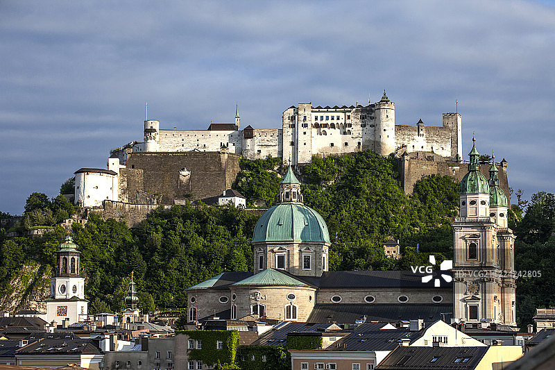 奥地利 萨尔茨堡 萨尔茨古城堡图片素材
