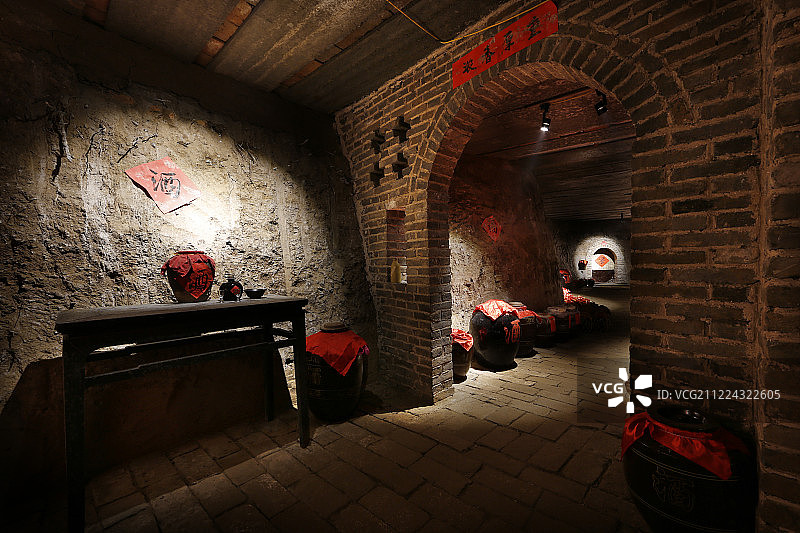 酒坊地下酒窖图片素材