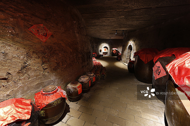 酒坊地下酒窖图片素材