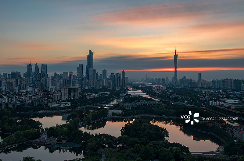 广州城东山公园视角图片素材